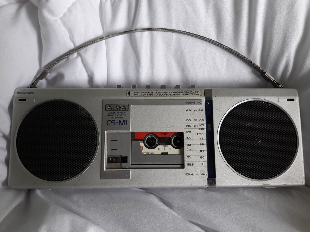 AIWA/アイワ CS-M1 CS-M1R マイクロ Aiwa CS M1 WALKMAN na mikrokasety z radiem nagrywa
