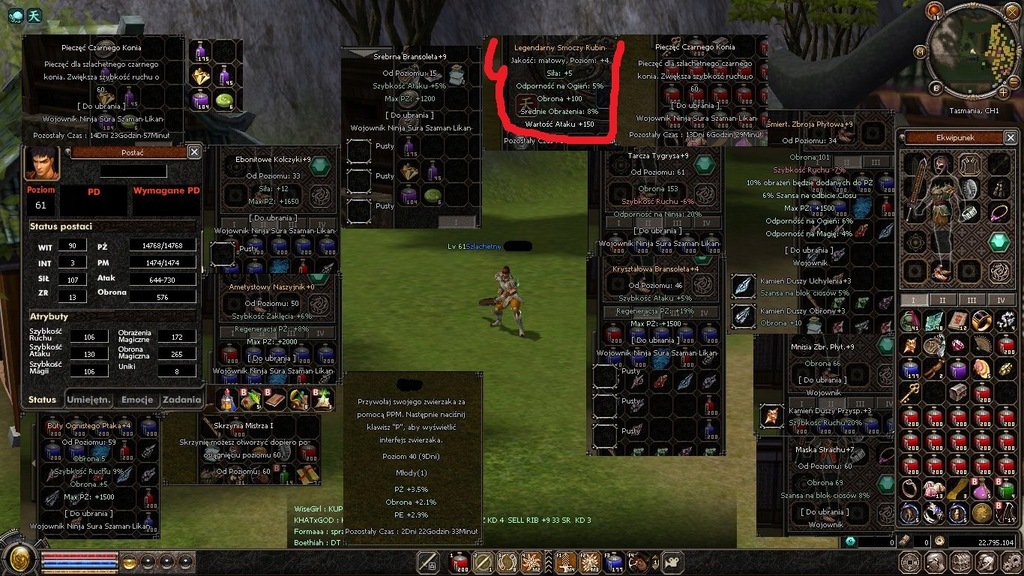 Woj Body 61lv EQ ALCHEMIA Buff52lv Tasmania Metin2