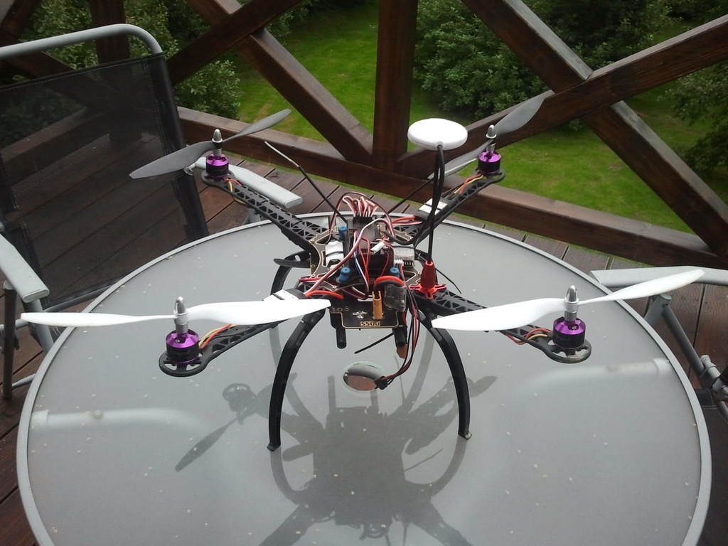 Dron quadcopter S500 APM 2.6 iMAX B6 Flysky FS-i6