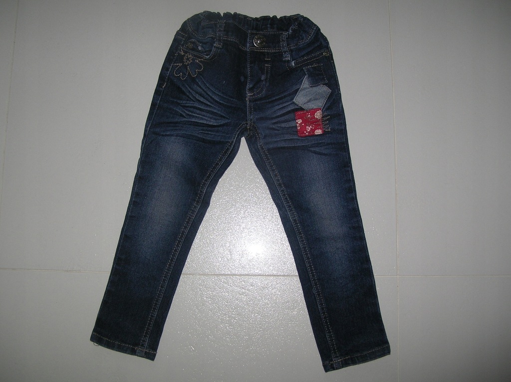 Spodnie jeansy dla dziewczynki 98cm 2-3 lata