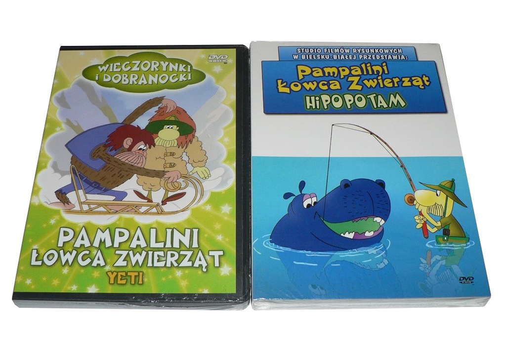 DVD - Pampalini łowca zwierząt - Hipopotam + Yeti