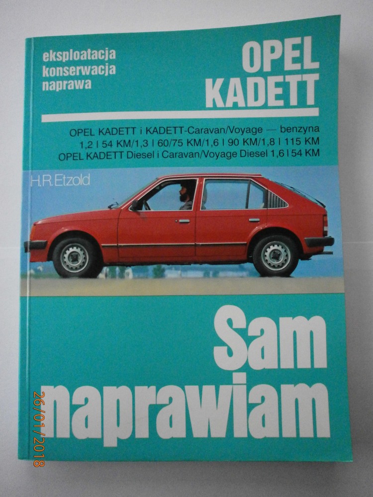 Opel Kadett D (1979-1984) instrukcja Sam naprawiam