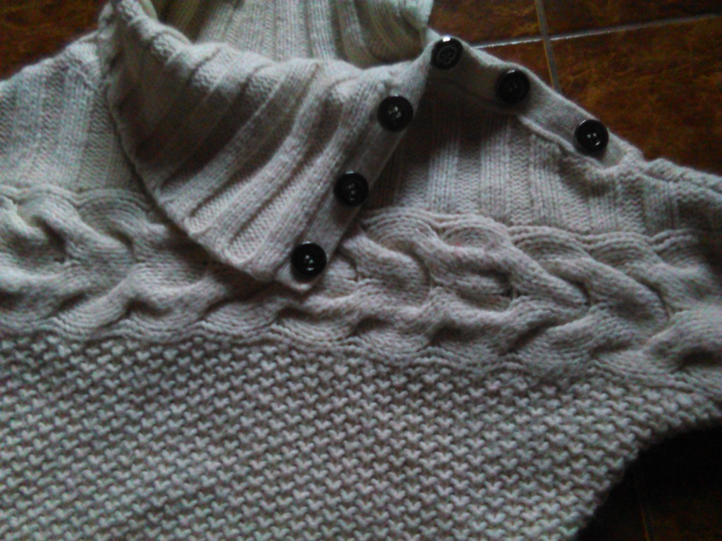 Black friday Gruby sweter pleciony warkocze ALPAKA