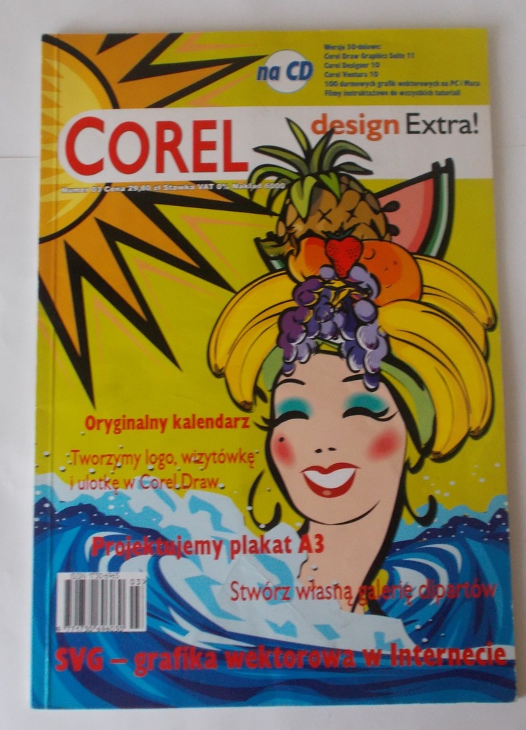 design Extra! nr 03/2003 COREL ( 2 CD ) czasopismo