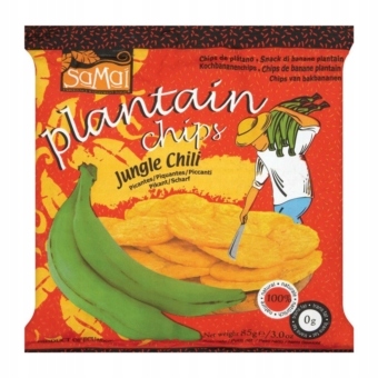 Samai Chipsy plantanowe- chili 75g