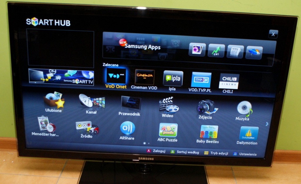 SAMSUNG  LED SMART TV WI-FI READY  UE40d5500