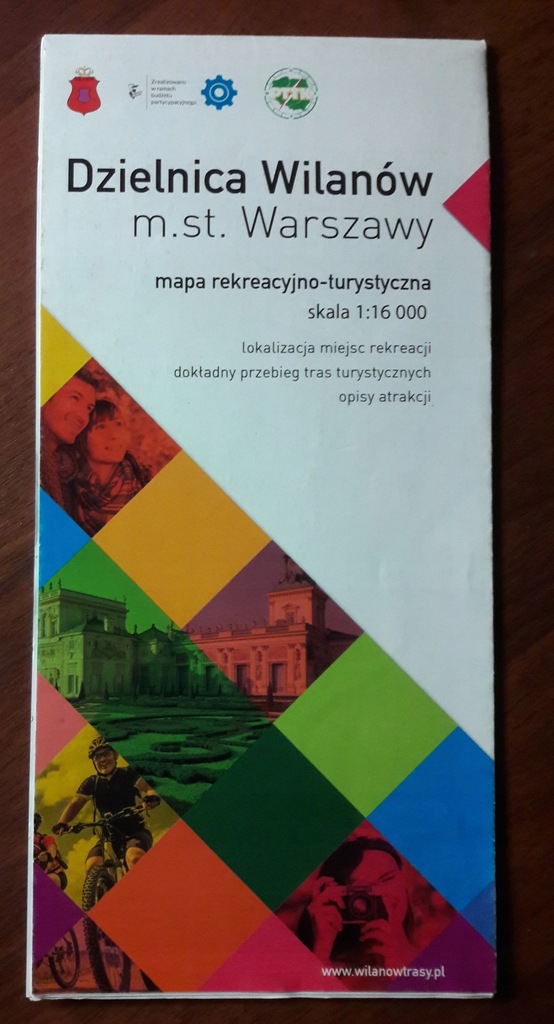 WARSZAWA DZIELNICA WILANÓW plan miasta mapa