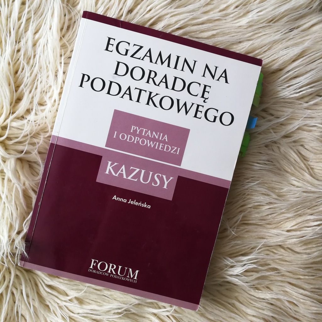 Książki do egzaminu na doradcę podatkowego FORUM