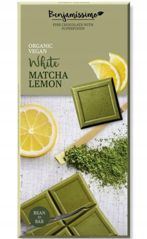 Czekolada Benjamissimo White Matcha Lemon 70g