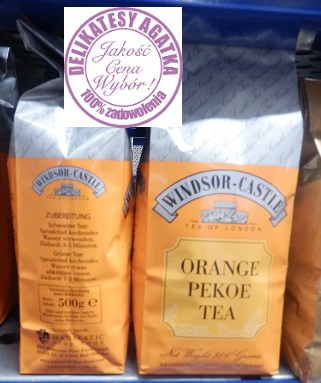 HERBATA WINDSOR CASTLE ORANGE PEKOE TEA z Niemiec