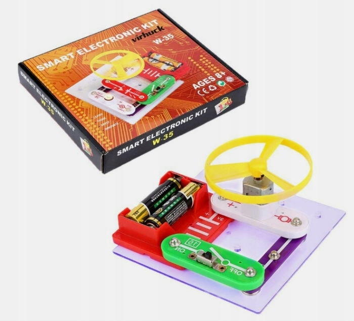 ZESTAW MAŁEGO ELEKTRYKA NAUKA I ZABAWA KREATYWNOŚĆ