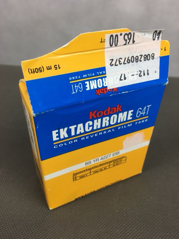 Kodak Super 8mm film Ektachrome 64T kartridż