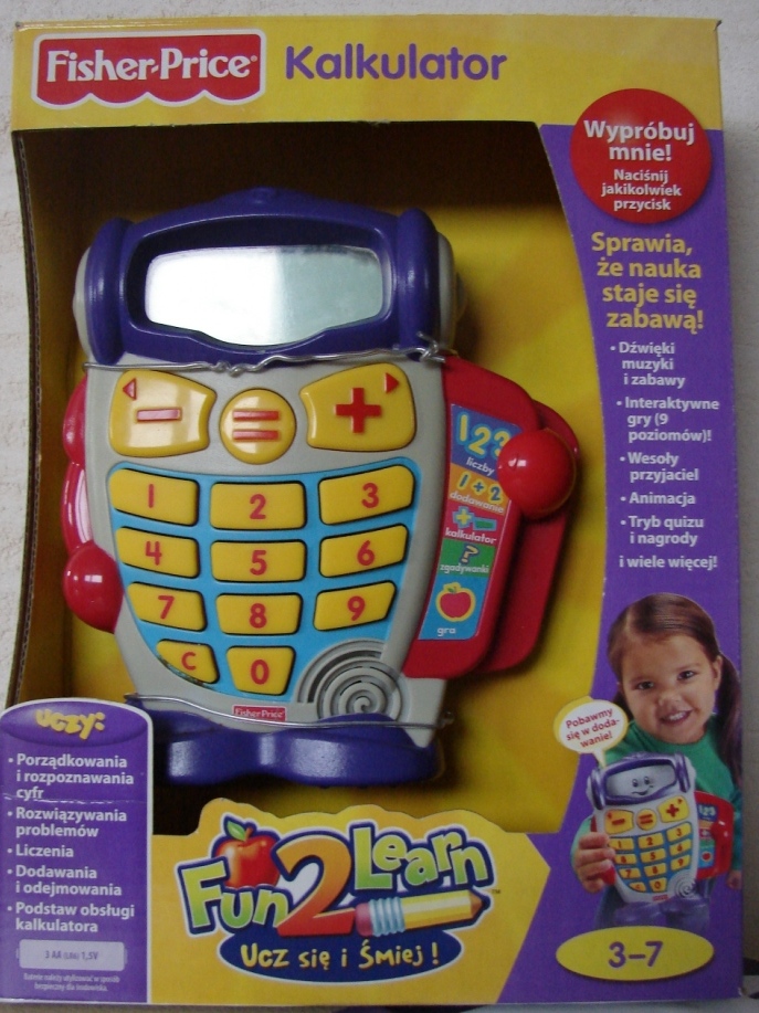 Kalkulator interaktywny  Fisher Price