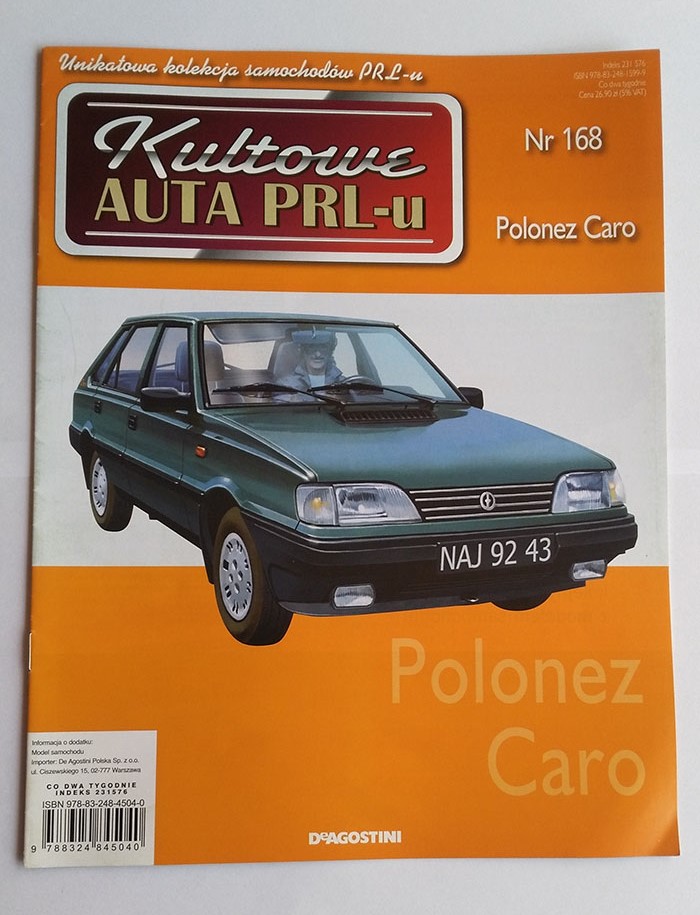 Kultowe Auta PRL - Gazetka num. 168 - Polonez Caro
