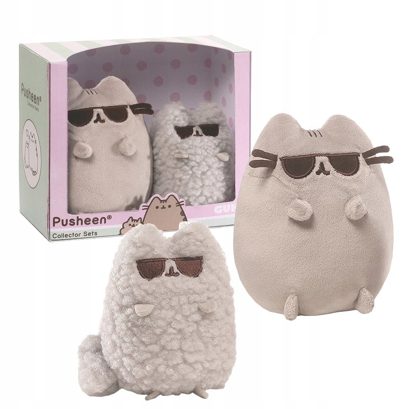 Kot PUSHEEN Mafioso w okularach z siostrą STORMY