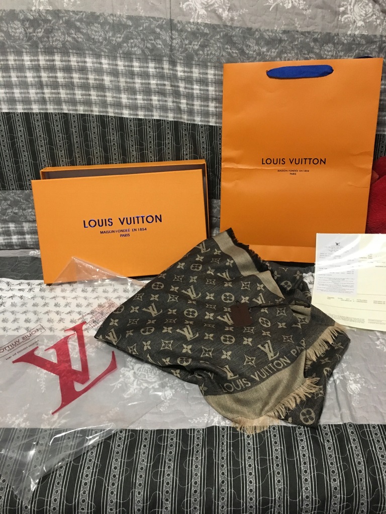 Szalik apaszka louis vuitton monogram oryginalny
