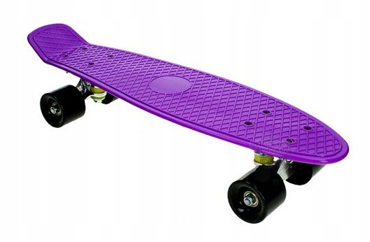 DESKOROLKA FISZKA 4S pennyBOARD FioletowY CzarnY