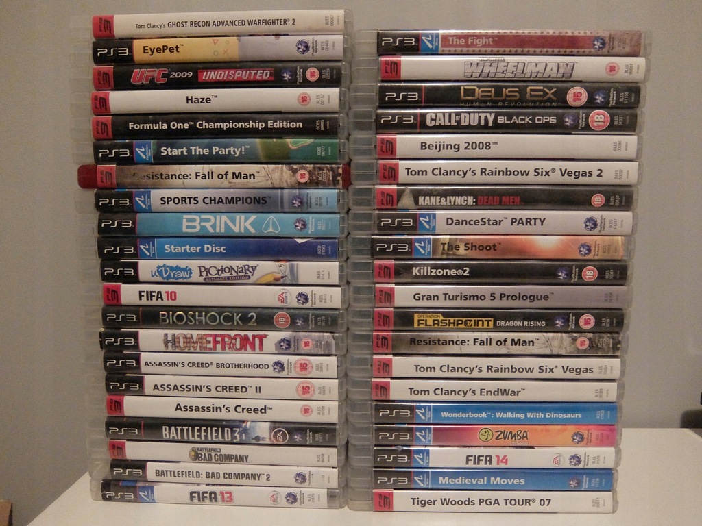 zestaw gier playstation 3 ps3 gry 41 gier