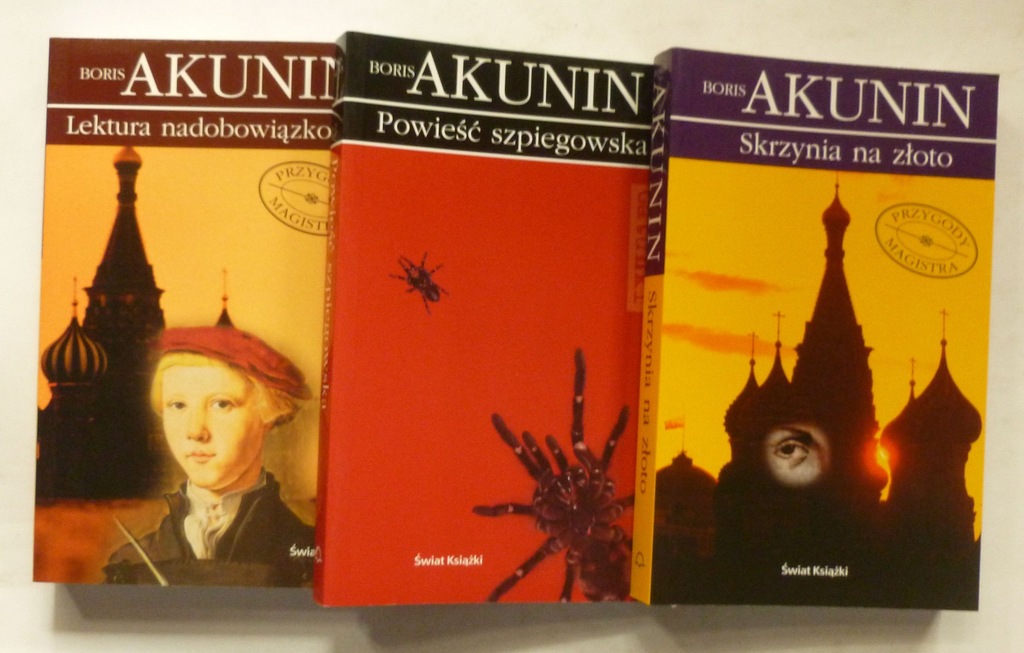 BORIS AKUNIN x 3 - SKRZYNIA NA ZŁOTO , POWIEŚĆ