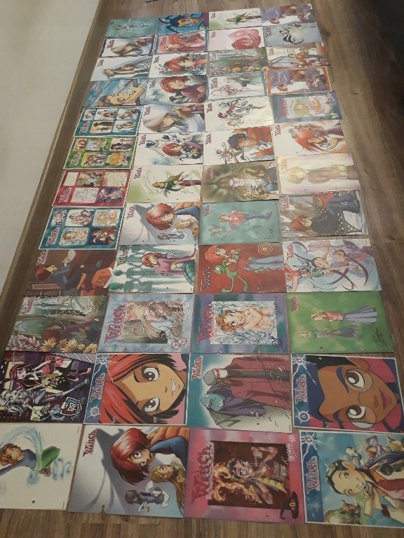 karteczki witch winx 112 sztuk małe i duże