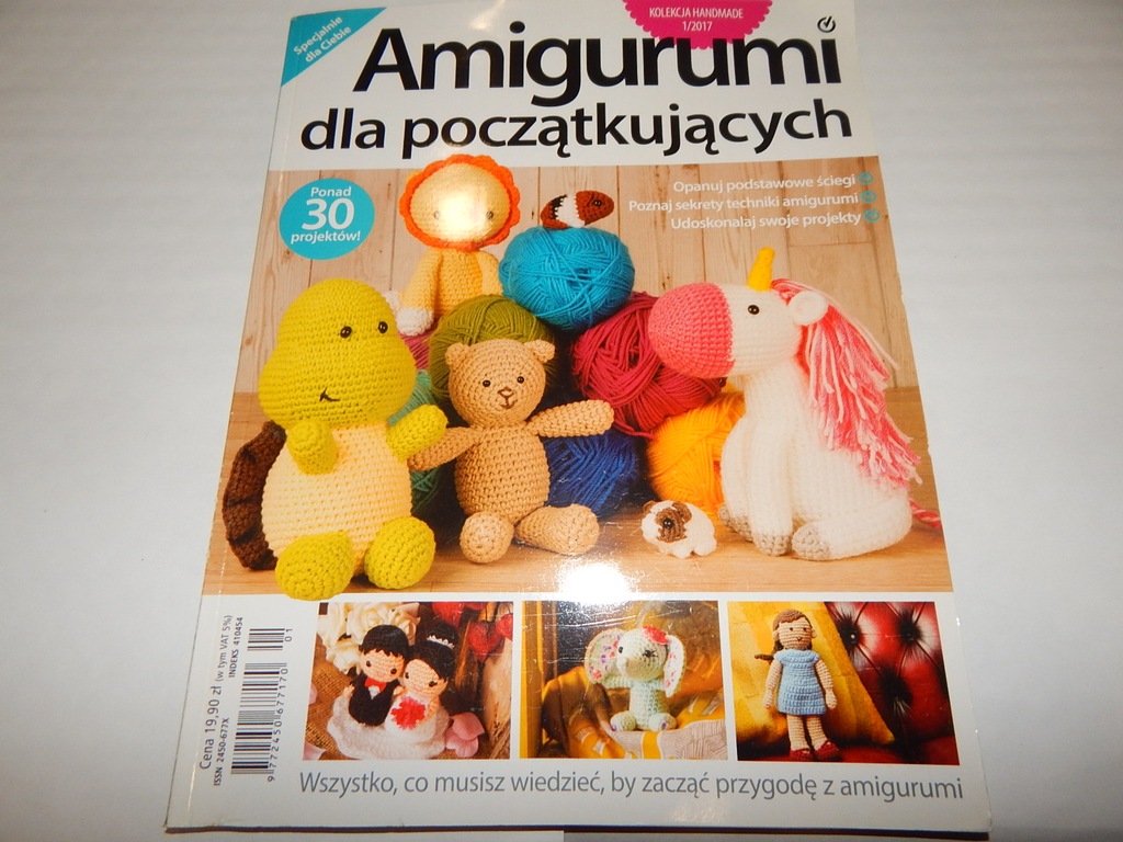 AMIGURUMI DLA POCZĄTKUJĄCYCH NR 1/2017