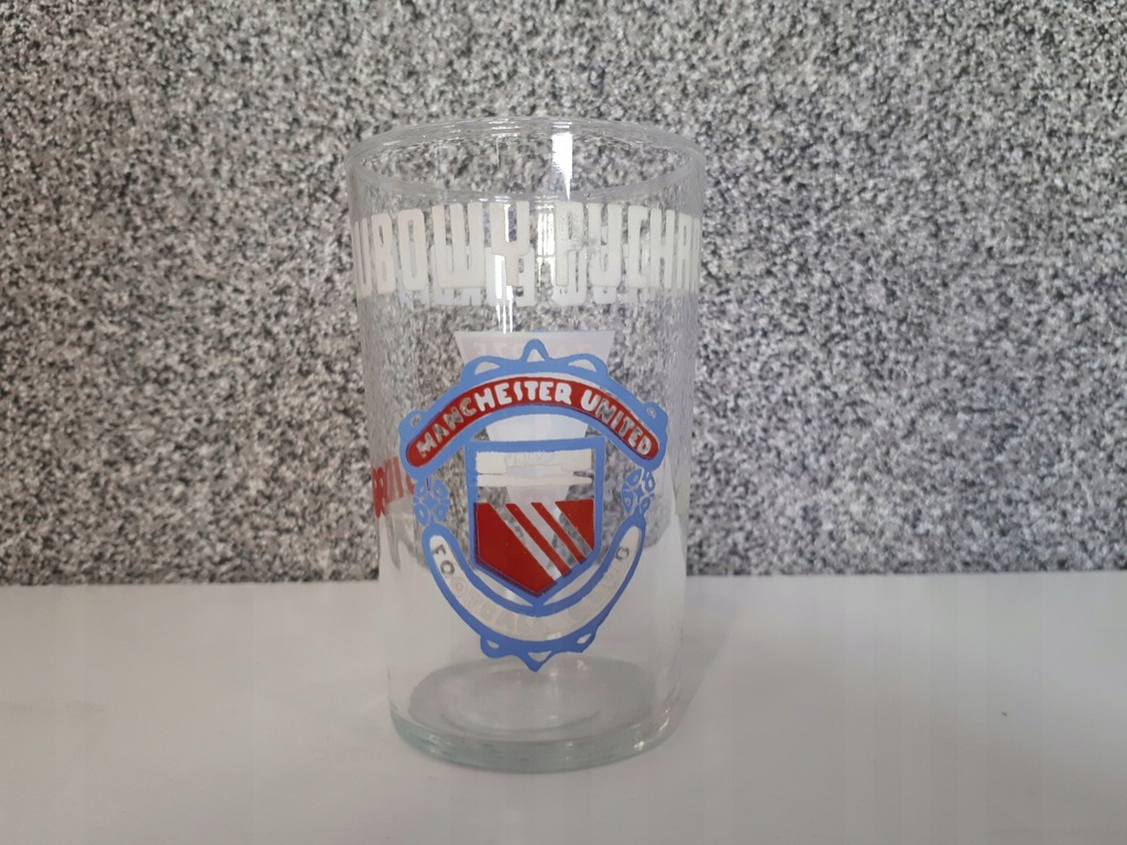 Szklanka Górnik Zabrze Manchester United z 1968