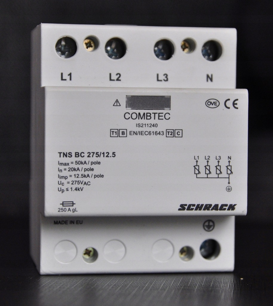 Schrack combtec odgromnik TNS BC 275/12,5 B+C