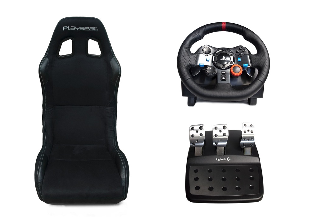 Fotel PLAYSEAT Evolution + kierownica Logitech G29