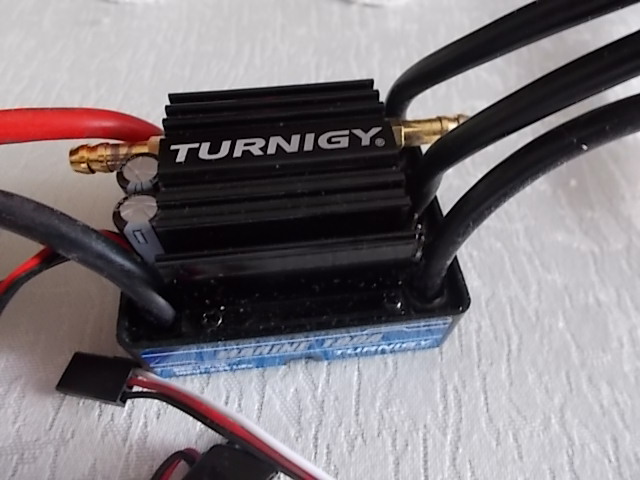 ESC, regulator Turnigy Marine 180 A, boat