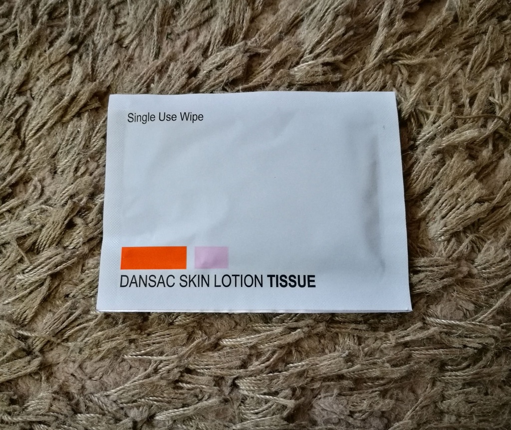 Dansac Skin Lotion Tissue chusteczki z odżywką