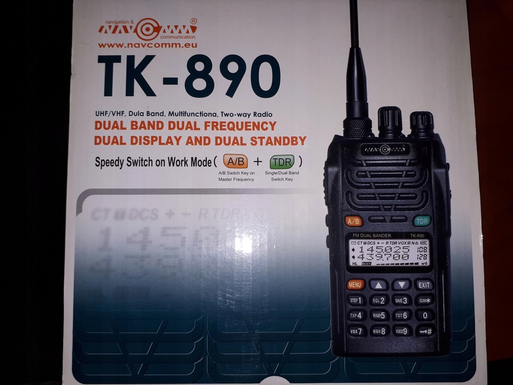 Krótkofalówka NAVCOMM TK-890 UHF/VHF