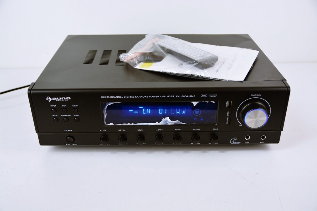 Amplituner AUNA AV1-3800USB-B