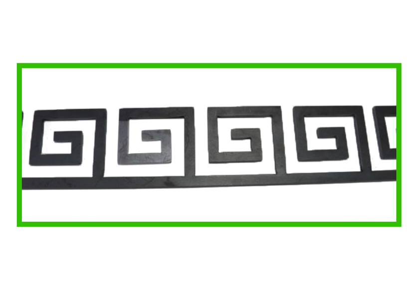 wzór grecki elementy kute 120x10,5x0,4 cm promocja