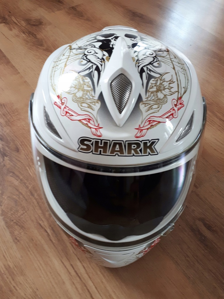 Kask Shark S500 Air Hellbell biały / złoty / czerw