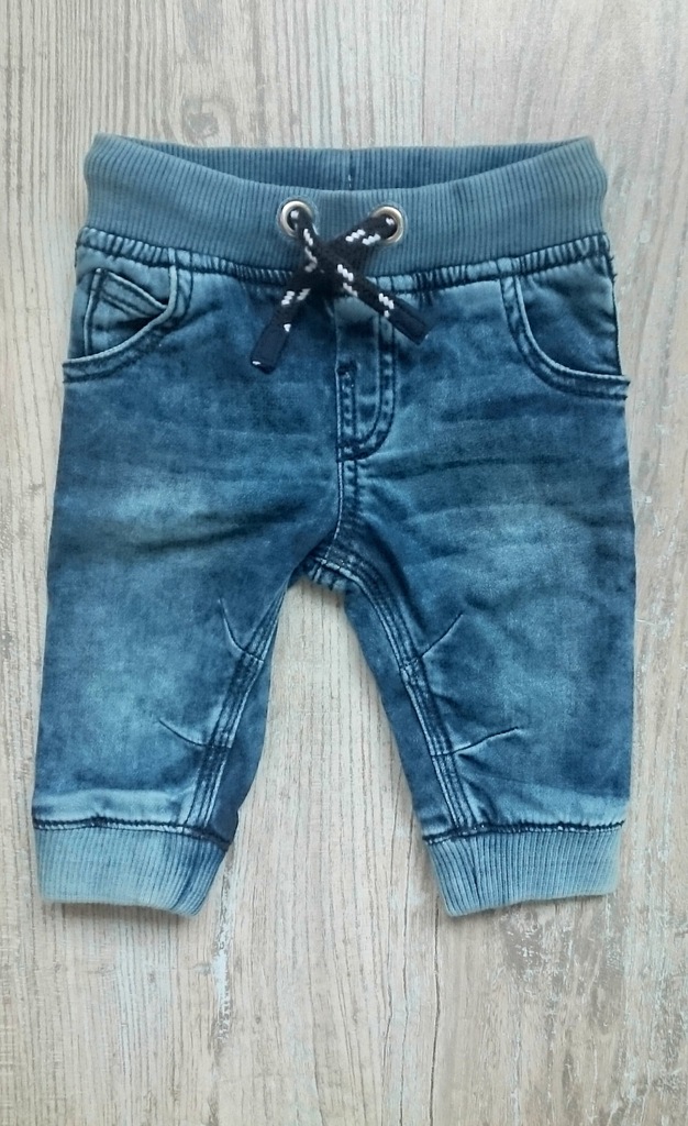 jeansy spodnie F&F 62 1-3 m Next Zara H&M