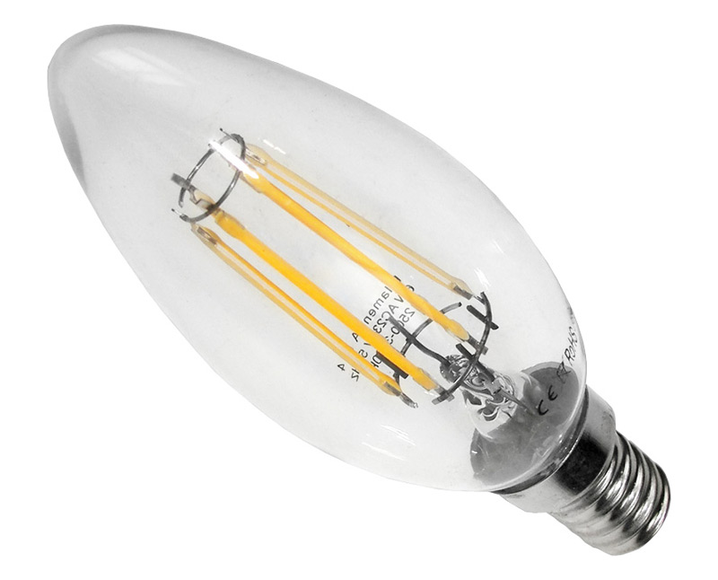 ŻARÓWKA LED FILAMENT ŚWIECZKA 3500K GWINT E14 6W