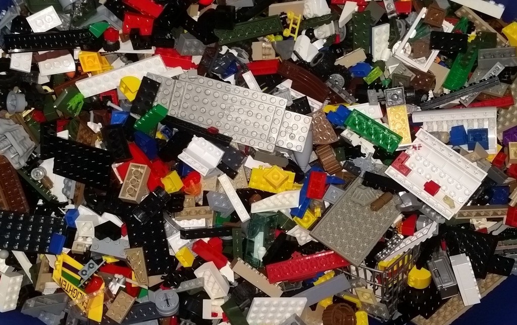 KLOCKI LEGO PODOBNE NA WAGĘ 1 KG