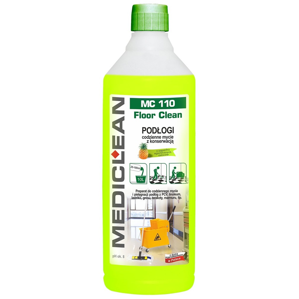 MEDICLEAN MC110 Płyn do mycia podłóg egzotyczny 1L