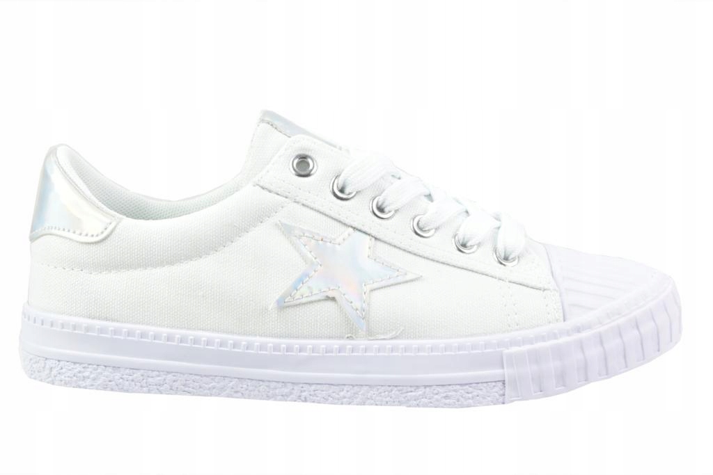 TRAMPKI JAK CONVERSE BIAŁE GWIAZDKI NEO SEZONU 37