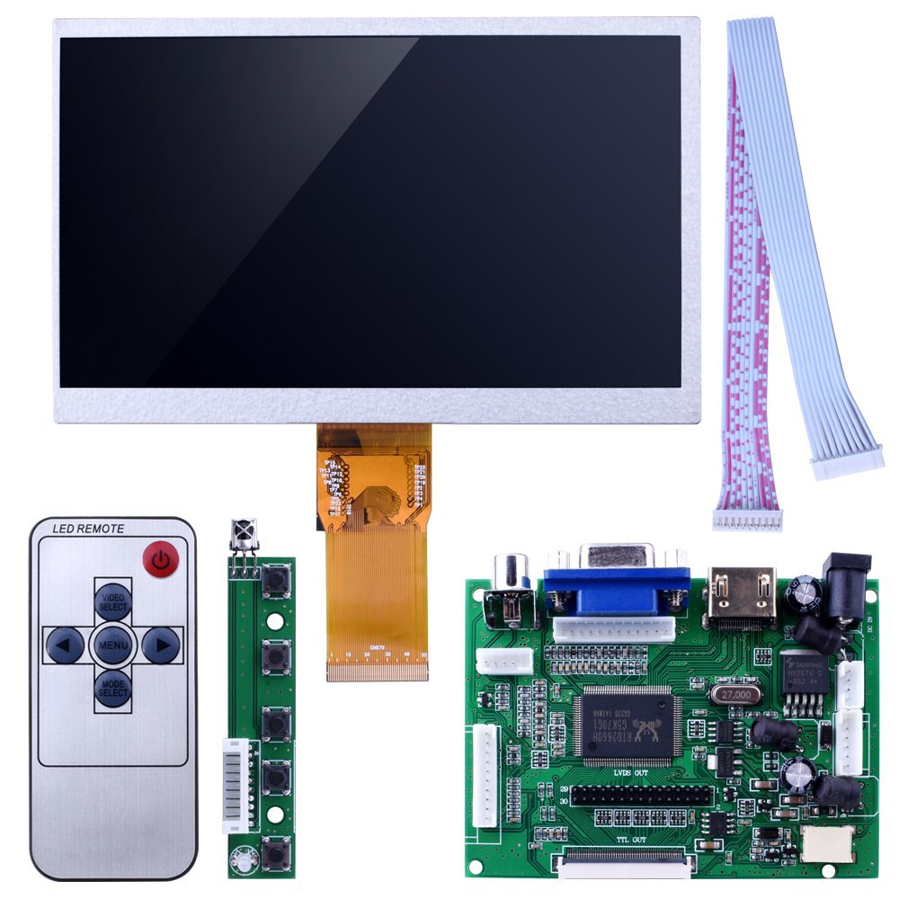 MM464 Kuman 7-calowy panel LCD Raspberry Pi 3 2 B