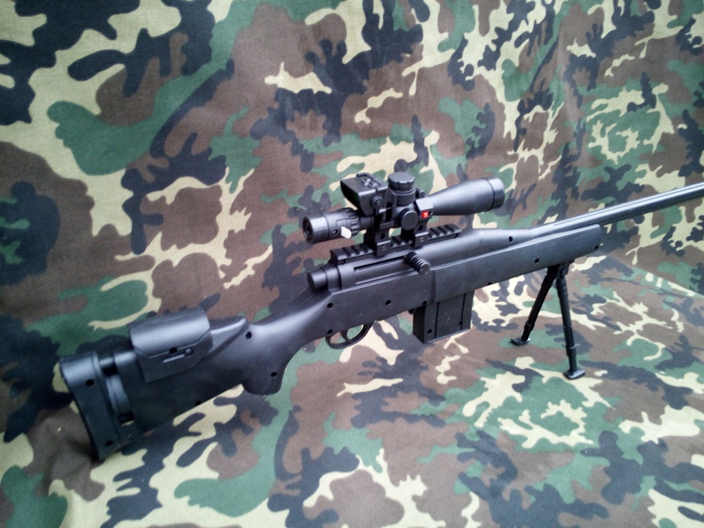 SNAJPERKA KARABIN KARABINY GF 166 ASG KULKI