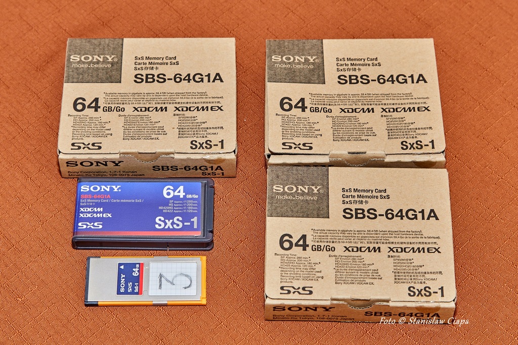 Karta pamięci Sony sxs 64 GB 3 szt.