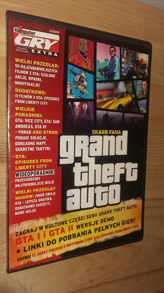 GRAND THEFT AUTO GTA SKARB FANA UNIKAT