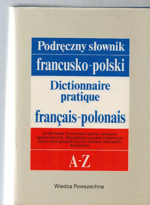 Podręczny słownik francusko-polski A-Z wyd. WP