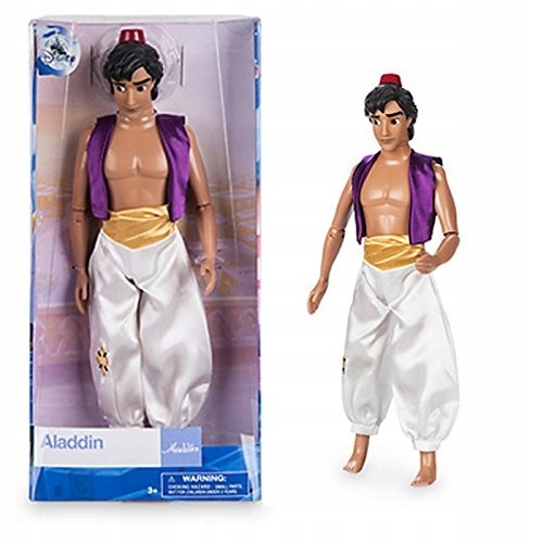 DISNEY STORE ALLADYN LALKA