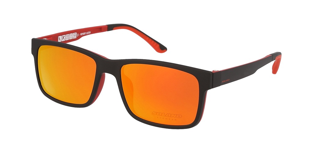 Oprawki Solano CL90002F  z Nakładką Clip-On