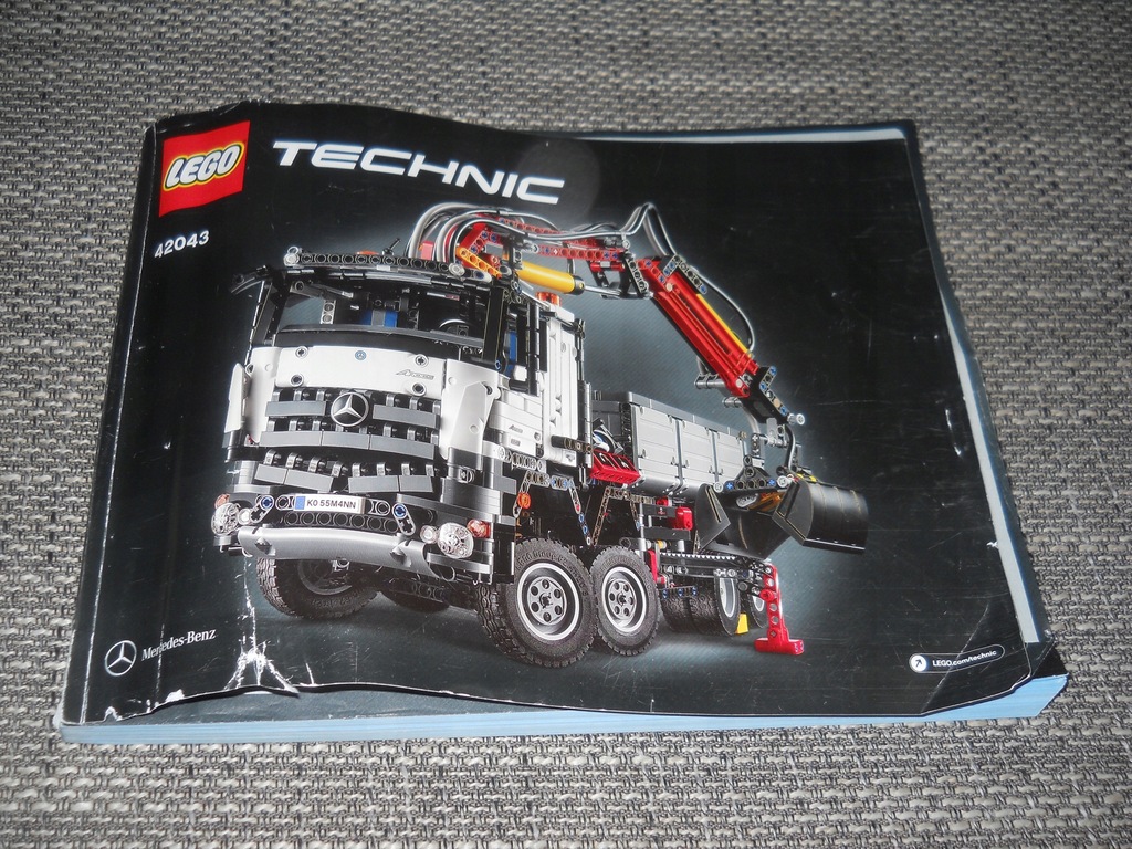 lego technic 42043 instrukcja mercedes-benz arocs