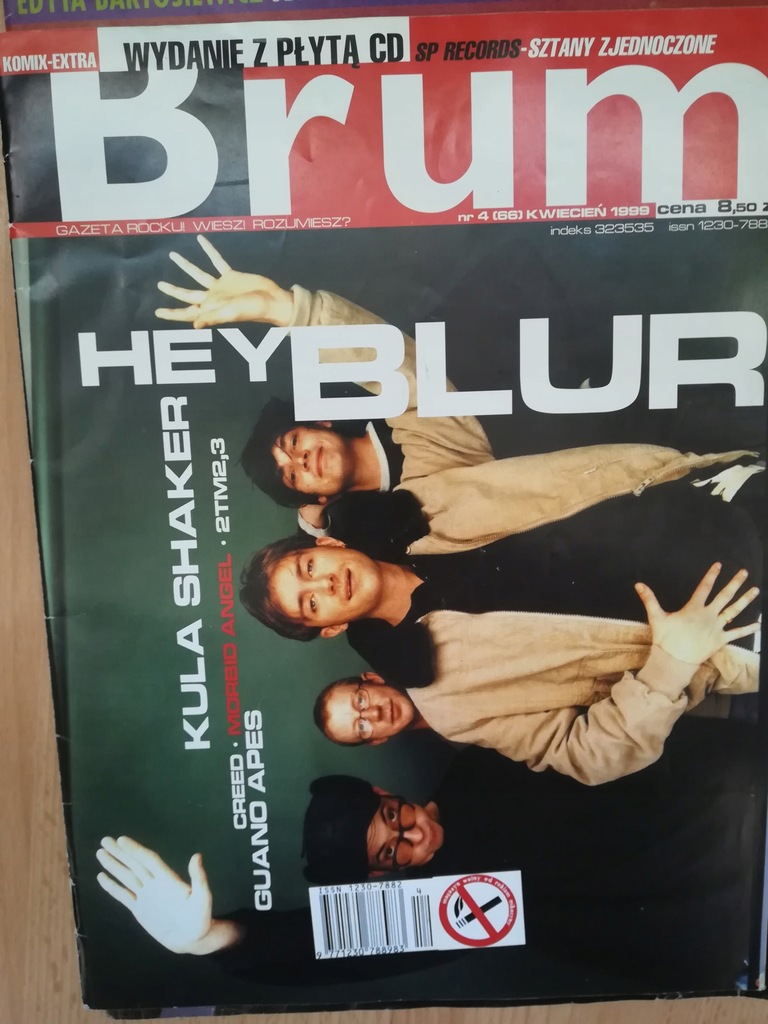 Czasopismo BRUM nr 4/99 Blur Hey 1999