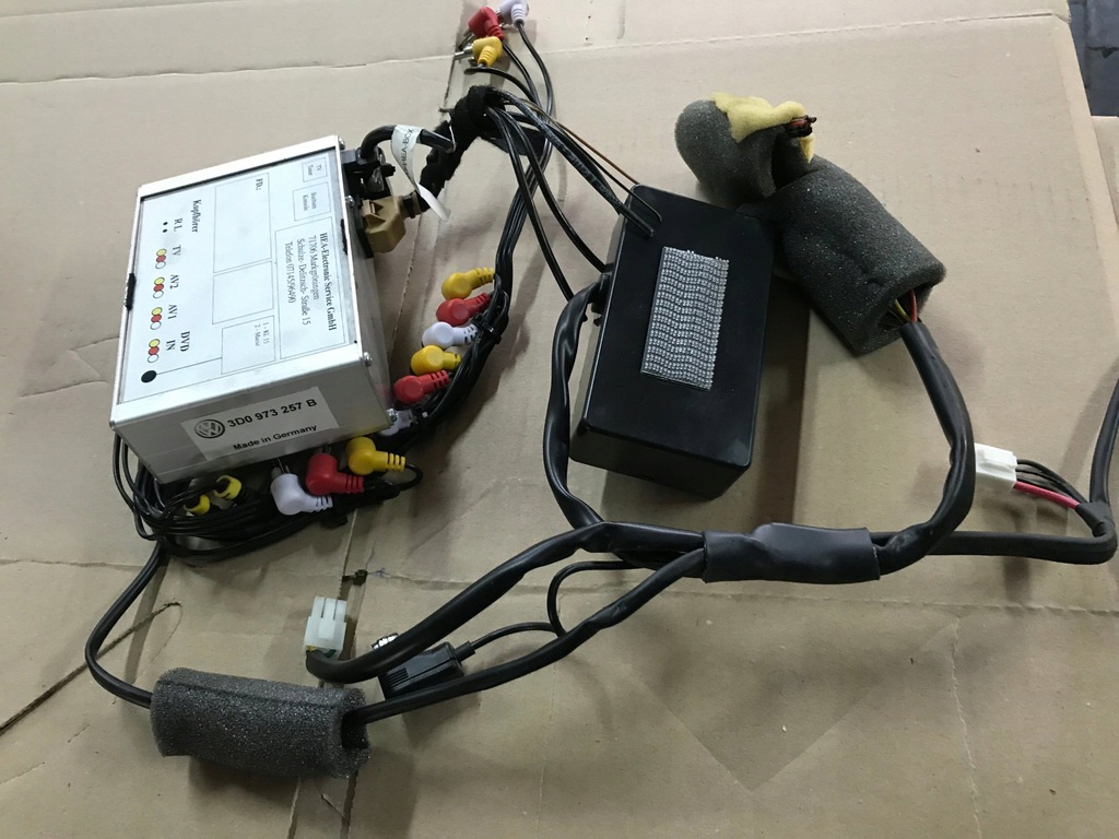 tuner tv rozdzielacz radio vw phaeton 3d0973257b