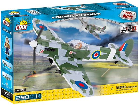 COBI 5512 Samolot Spitfire Mk VB Dywizjon 303